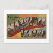 Mackinac, Michigan - Grote lettertjes Briefkaart (Voorkant)