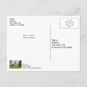 Mackinac Point Light Denking of you Briefkaart (Achterkant)