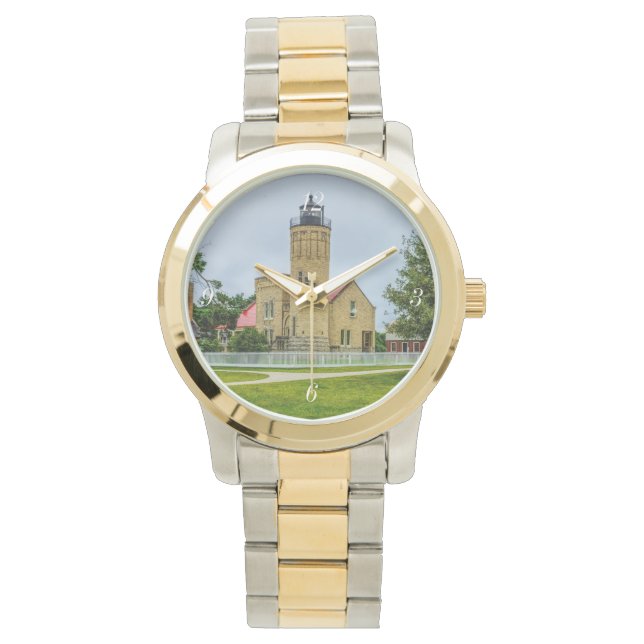 Mackinac Point Light Horloge (Voorkant)