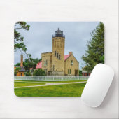 Mackinac Point Light Muismat (Met muis)