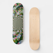Mackinac Roos mandala Skateboard (Voorkant)