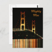 Mackinaw Bridge Briefkaart (Voorkant / Achterkant)