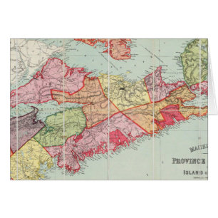 Mackinlay-kaart van de provincie Nova Scotia