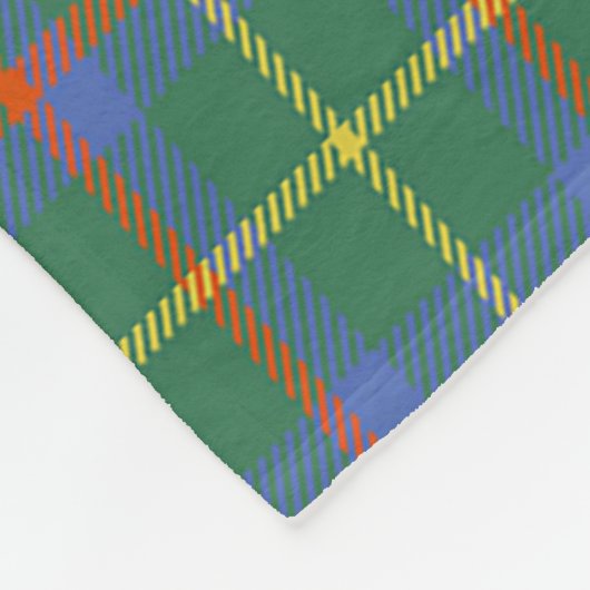 MacKintosh Hunting Ancient Clan Badge Tartan Pset Fleece Deken (Hoek)