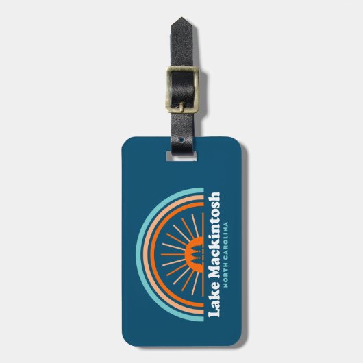 Mackintosh North Carolina Rainbow Bagagelabel (Voorkant verticaal)