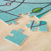 Mackintosh Roos Legpuzzel (Zijkant)