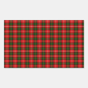 MacKintosh Tartan Rechthoekige Sticker
