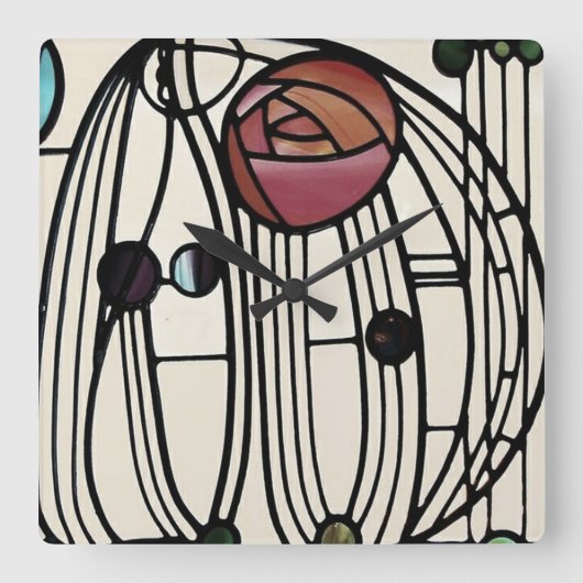 MACKINTOSH VIERKANTE KLOK (Voorkant)