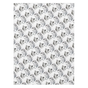 Macksie-and-Santa-LARGE Tafelkleed