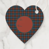 MacLachlan Ancient Original Scottish Tartan Bedankjes Labels (Achterkant)