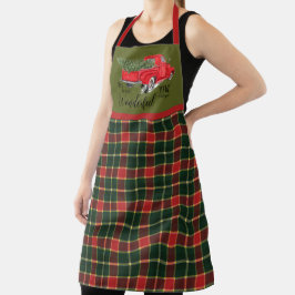 MacLachlan Oude Moderne Originele Tartan Kerstmis Schort