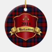 MacLachlan Tartan Aangepast ornament (Achterkant)