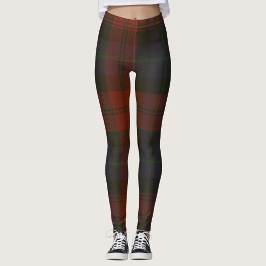 MacLachlan Tartan Clan Plaid Leggings (Voorkant)