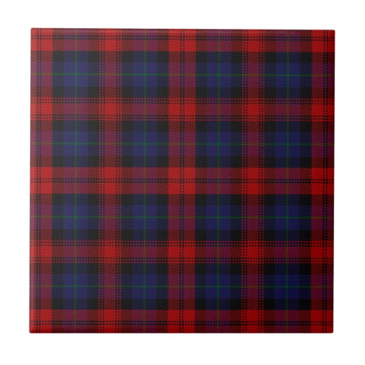 MacLachlan Tartan Tegeltje (Voorkant)