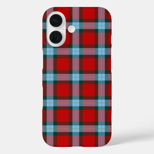 MacLaine Tartan Red Pset Case-Mate iPhone Case (Achterkant)