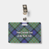 MacLaren Clan Tartan Badge (Achterkant met clip)