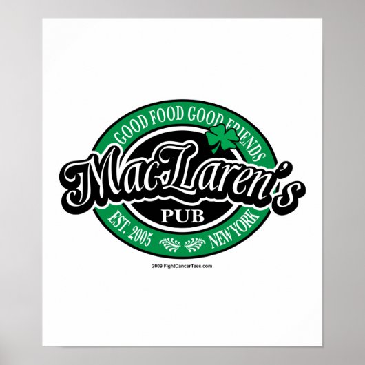 MacLaren's Pub Poster (Voorkant)