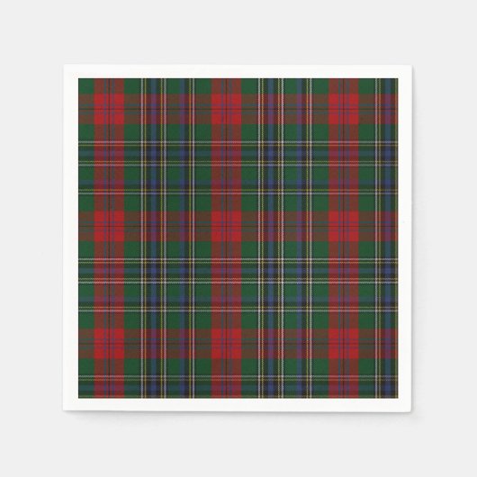 MacLean Clan Tartan Plaid Papieren servetten (Voorkant)