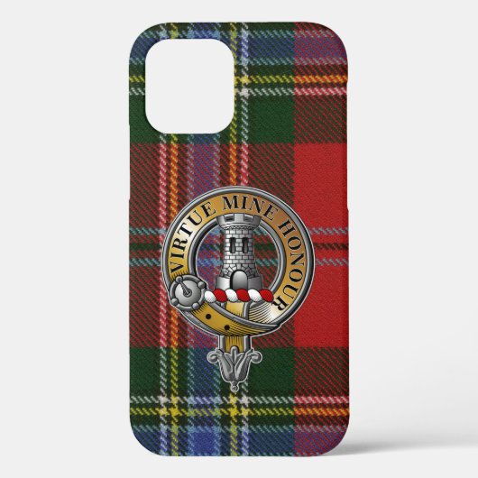 MacLean Tartan & Badge Case-Mate iPhone Case (Achterkant)