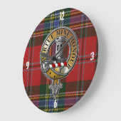 MacLean Tartan & Badge Grote Klok (Hoek)