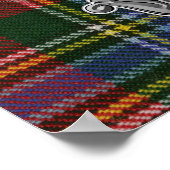 MacLean Tartan & Badge Poster (Hoek)