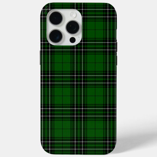 MacLean Tartan Green en Black Pset Case-Mate iPhone Case (Achterkant)