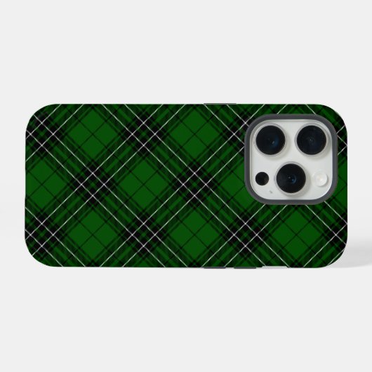 MacLean Tartan vert et noir plaid (Verso Horizontal)