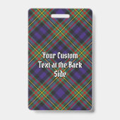 MacLellan Clan Tartan Badge (Achterkant)