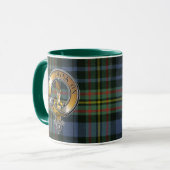 MacLellan Tartan & Badge Mok (Voorkant links)