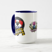 MacLeod Clan Badge Combo 15oz Mug (Devant gauche)