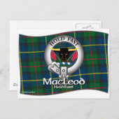 MacLeod Clan Briefkaart (Voorkant / Achterkant)