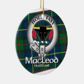 MacLeod Clan Keramisch Ornament (Rechts)