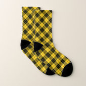 MacLeod Clan Tartan Plaid jaune et noir (Paire)