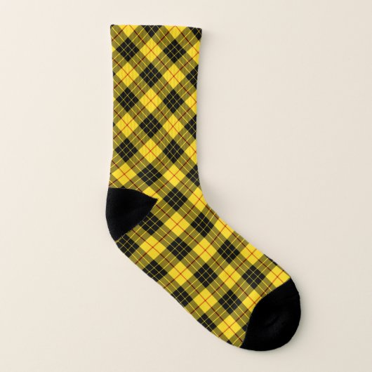 MacLeod Clan Tartan Plaid jaune et noir (Gauche intérieur)