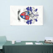 MacLeod Family Crest Coat of Arms Spandoek (Beurs)