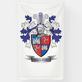 MacLeod Family Crest Coat of Arms Spandoek