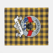 MacLeod of Lewis Ancient Clan Badge Tartan Pset Fleece Deken (Voorkant (Horizontaal))