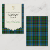 MacLeod Play Wedding Enclosure Card Informatiekaartje (Voorkant / Achterkant)