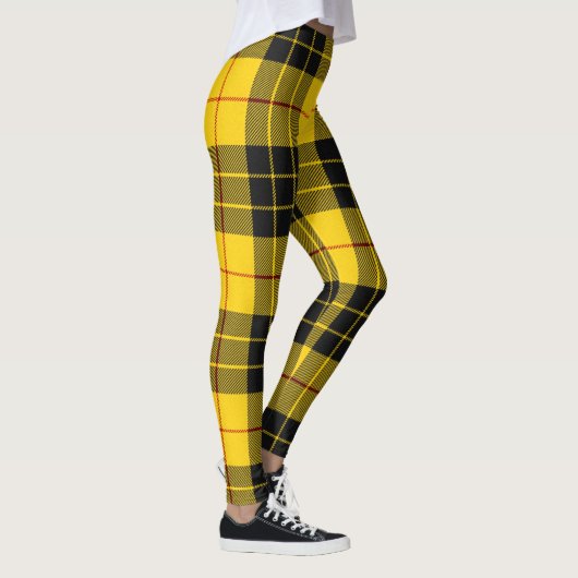 MacLeod Scottish Clan Tartan Pattern Leggings (Rechts)