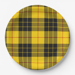 MacLeod Scottish Clan Tartan Pattern Papieren Bordje