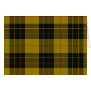 MacLeod tartan gele zwarte vlecht