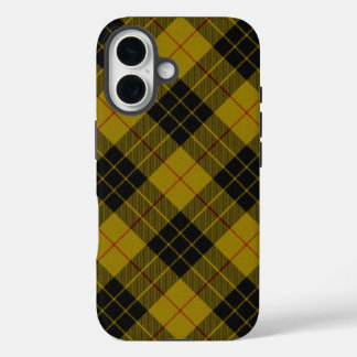 MacLeod tartan gele zwarte vlecht iPhone 16 Hoesje