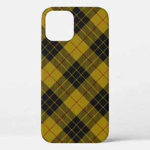 MacLeod tartan gele zwarte vlecht iPhone 12 Hoesje