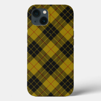 MacLeod tartan gele zwarte vlecht iPhone 13 Hoesje