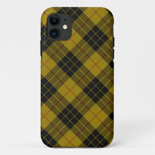 MacLeod tartan gele zwarte vlecht iPhone 11 Hoesje