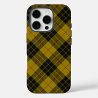 MacLeod tartan gele zwarte vlecht