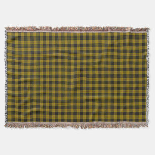 MacLeod tartan gele zwarte vlecht Deken