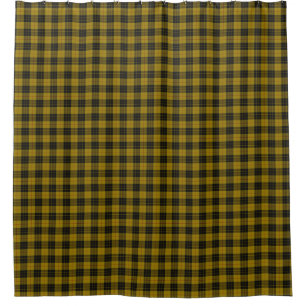 MacLeod tartan gele zwarte vlecht Douchegordijn
