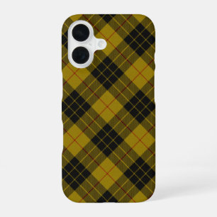 MacLeod tartan gele zwarte vlecht iPhone 16 Hoesje