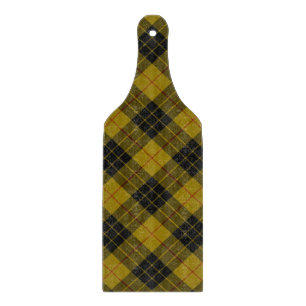 MacLeod tartan gele zwarte vlecht Snijplank